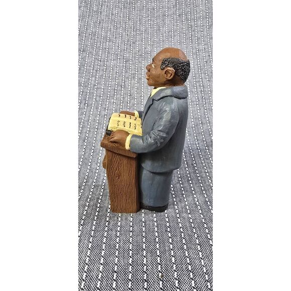Vintage African American Preacher Figurine - Picture 5 of 6
